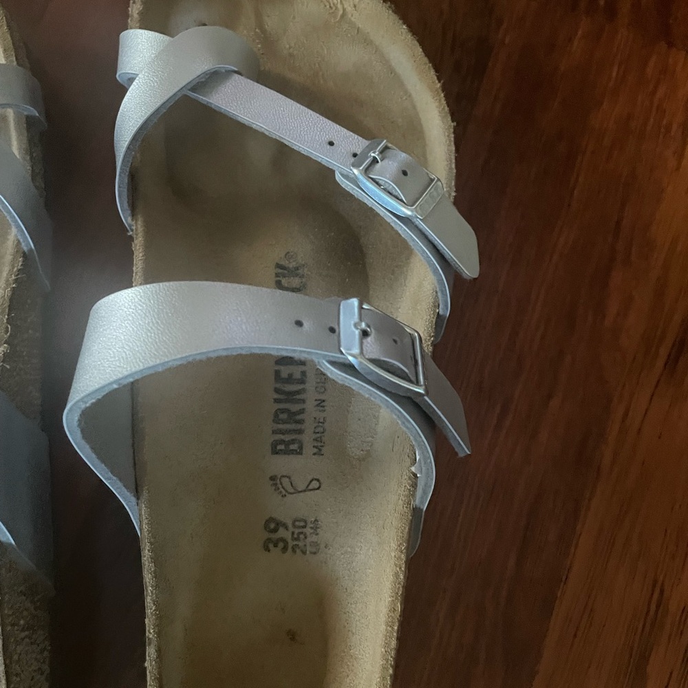 Birkenstock Women's Silver  Sandals - Picture 3 of 5